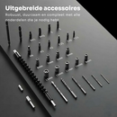 Accuboormachine Pro Set met 2 accu's, klopboorfunctie & 30-delige accessoireset