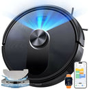 Saugroboter mit 8.000 PA / Spezialist für Tierhaare / LiDAR-Navigation / 3-in-1 Saugen & Wischen / Mehrere Karten / App- & Sprachsteuerung