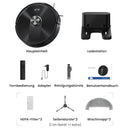 Saugroboter mit 8.000 PA / Spezialist für Tierhaare / LiDAR-Navigation / 3-in-1 Saugen & Wischen / Mehrere Karten / App- & Sprachsteuerung