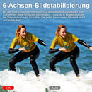 NL | 5K Action Camera 30MP mit WiFi / Wasserdicht bis 30 m mit Touchscreen / 170° Weitwinkel / 2.4G Fernbedienung & Zubehör-Kit