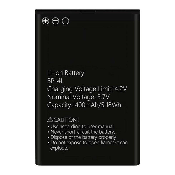 Batterie puissante pour téléphone portable senior à acheter séparément 1400mAh / charge rapide / batterie au lithium-ion / compatible avec tous les téléphones BP-4L