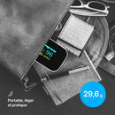 Oxymètre de pouls / Moniteur d'oxygène sanguin / Oxymètre pour doigt / Avec affichage OLED / Professionnel et de haute précision / Idéal pour les familles, les personnes âgées et les hôpitaux