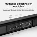 Barre de Son haut de gamme pour TV, Ordinateur, Home Cinéma / 150W 94 cm / Soundbar avec Subwoofer / Haut-parleurs Bluetooth / HDMI / Optique / Aux / Coax / USB