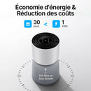 Purificateur d'air avec filtration HEPA 6 niveaux / Silencieux / Mode auto intelligent / Circulation de l'air 360° / Minuterie réglable / Rappel de remplacement du filtre