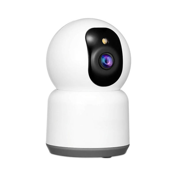 Caméra de surveillance intérieure 360° / Vision nocturne en couleurs / Alertes en temps réel / Audio bidirectionnel / Détecteur de personnes IA / Contrôlé par application